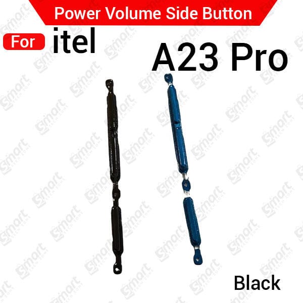 Compatible with itel A23 Pro External Side Buttons Power On Off + Volume Control Button Outside Side Keys
