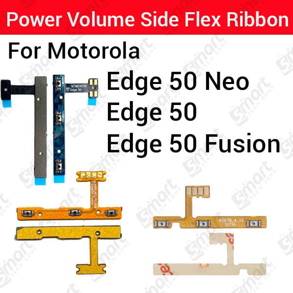 Motorola Edge 50 50 Neo 50 Fusion Power on / off Switch Button Side Volume Up Down Buttons Flex Cable Replacement Parts