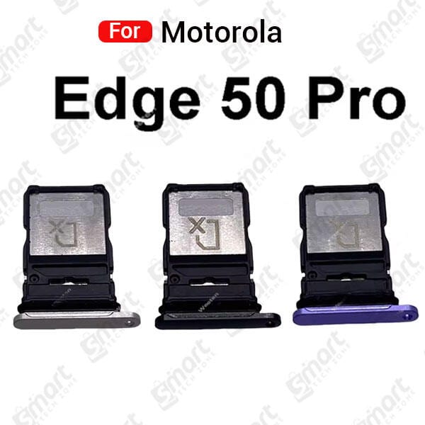 For Motorola Edge 50 Pro Sim Tray Micro SD Card Slot with Sim Ejector Pin Replacement Part