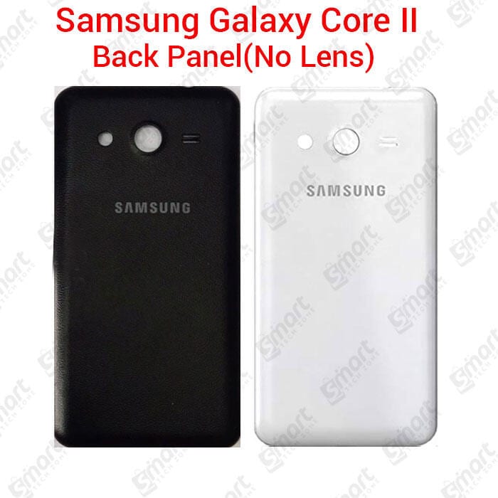 Samsung Galaxy Core II G355 Back Panel/Backshell/ Casing + Without Camera Lens + Side Buttons With Logo-All Colors Available