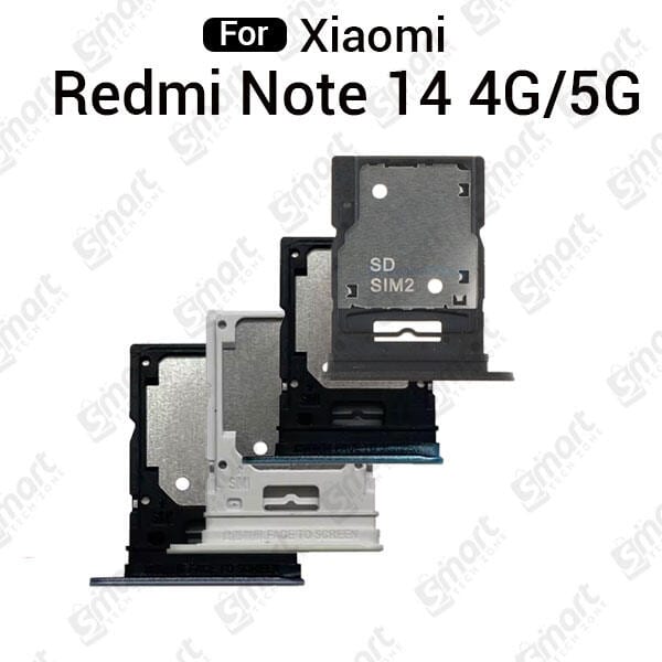 For Xiaomi Redmi Note 14 4G 5G Sim Tray Micro SD Card Slot with Sim Ejector Pin Replacement Parts