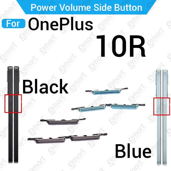 Compatible with OnePlus 10R External Side Buttons Power On Off + Volume Control Button Outside Side Keys