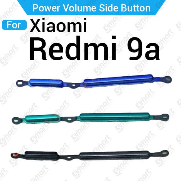 Compatible with Xiaomi Redmi 9a External Side Buttons Power On Off + Volume Control Button Outside Side Keys