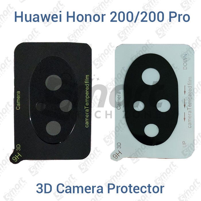 3D Back Camera Lens Glass Protector for Huawei Honor 200 200 Pro | Full Camera Coverage I 3D Lens Shield I Oil Resistant