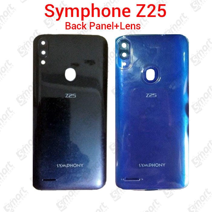 Symphone Z25 Back Panel/Backshell/ Casing + With Camera Lens + Side Buttons With Logo-All Colors Available