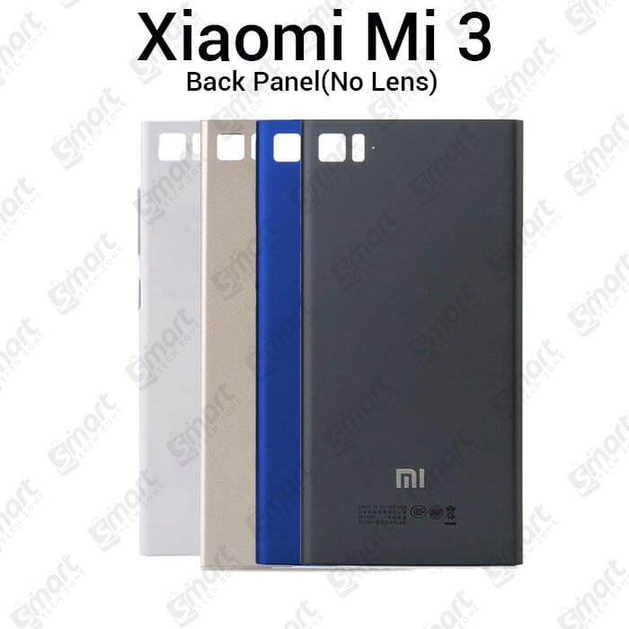 Xiaomi Mi 3 Back Panel/Backshell/ Casing + With Camera Lens + Side Buttons With Logo-All Colors Available