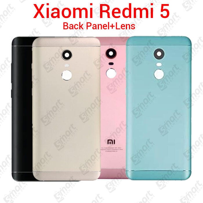 Xiaomi Redmi 5 Back Panel/Backshell/ Casing + With Camera Lens + Side Buttons With Logo-All Colors Available