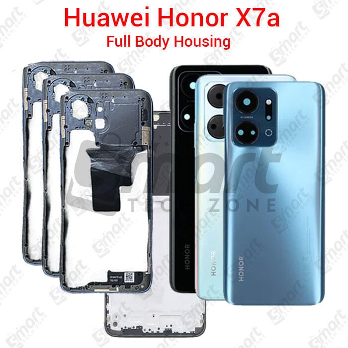For Huawei Honor X7a Full Body Housing With Camera Glass (LCD Frame, Side/Middle Frame, Back Panel/Backshell)