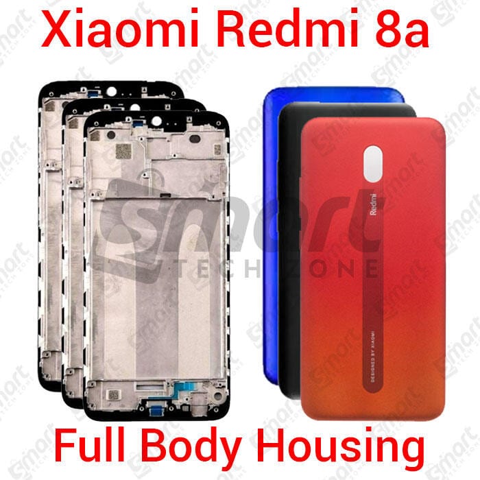 For Xiaomi Redmi 8a Full Body Housing With Camera Glass (LCD Frame, Side/Middle Frame, Back Panel/Backshell)