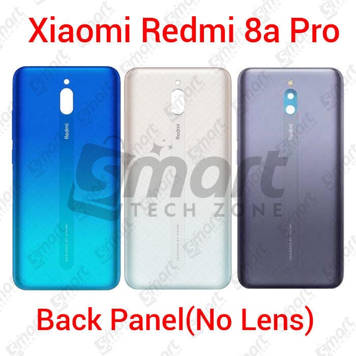 Xiaomi Redmi 8a Pro Back Panel/Backshell/ Casing + With Camera Lens + Side Buttons With Logo-All Colors Available
