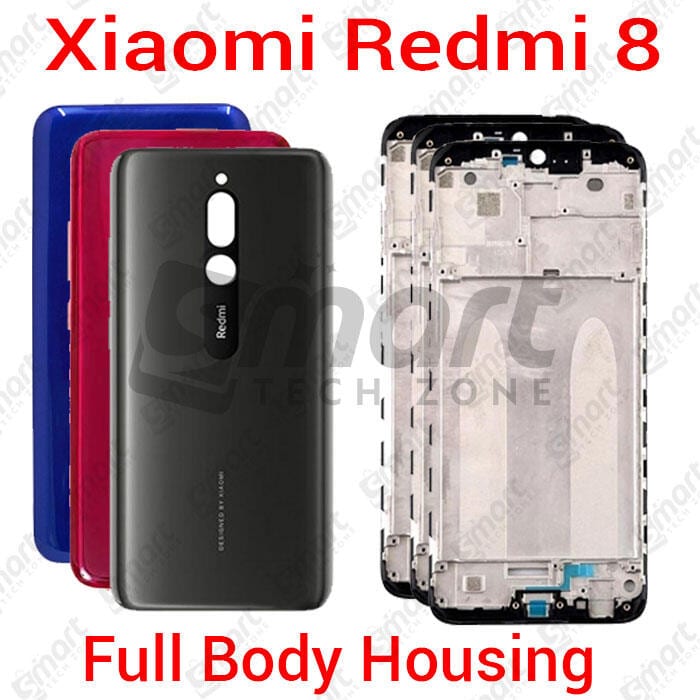 For Xiaomi Redmi 8 Full Body Housing With Camera Glass (LCD Frame, Side/Middle Frame, Back Panel/Backshell)