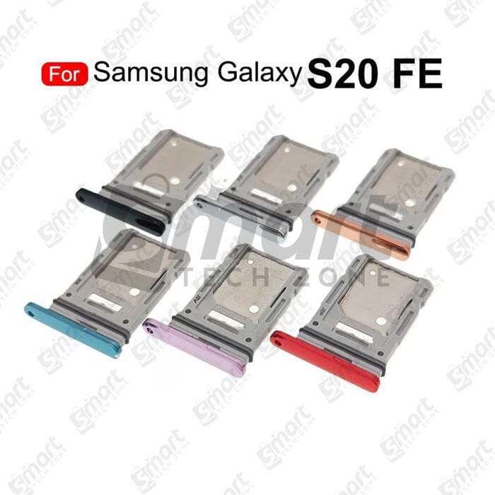 For Samsung Galaxy S20 FE Sim Tray Micro SD Card Slot with Sim Ejector Pin Replacement Parts