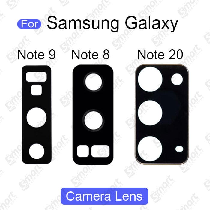 Camera Main Glass Lens for Samsung Galaxy Note 8 9 20 Replacement Part (Not Tempered Camera Glass Protector)