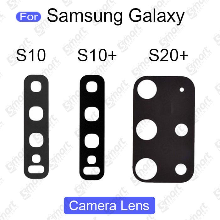 Camera Main Glass Lens for Samsung Galaxy S10 S10 Plus S20 Plus Replacement Part (Not Tempered Camera Glass Protector)