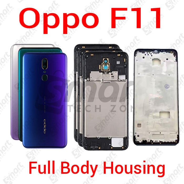 For Oppo F11 Full Body Housing With Camera Glass (LCD Frame, Side/Middle Frame, Back Panel/Backshell)