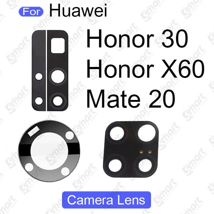 Camera Main Glass Lens for Huawei Honor 30 X60 Mate 20 Replacement Part (Not Tempered Camera Glass Protector)