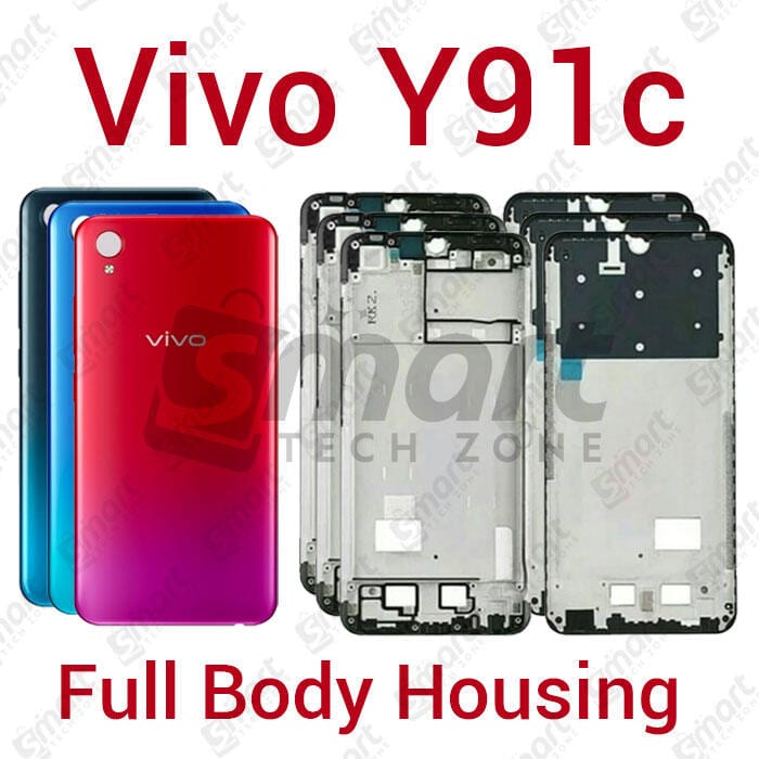 For Vivo Y91c Full Body Housing With Camera Glass (LCD Frame, Side/Middle Frame, Back Panel/Backshell)