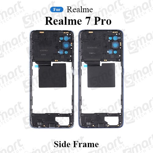 For Realme 7 Pro Only Side Frame Middle Chassis Housing