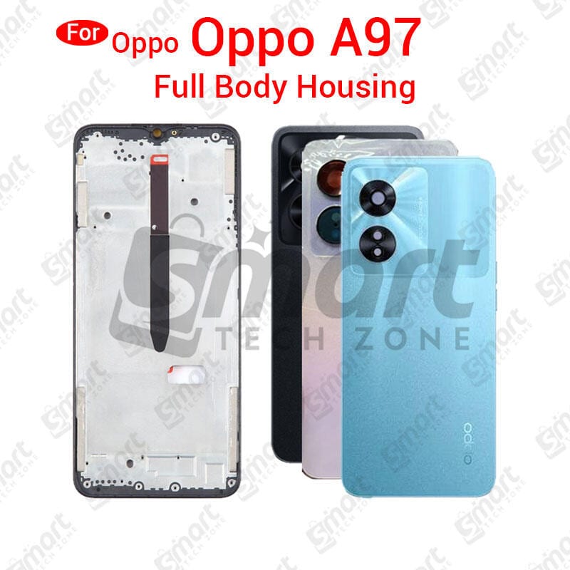 For Oppo A97 Full Body Housing With Camera Glass (LCD Frame, Side/Middle Frame, Back Panel/Backshell)