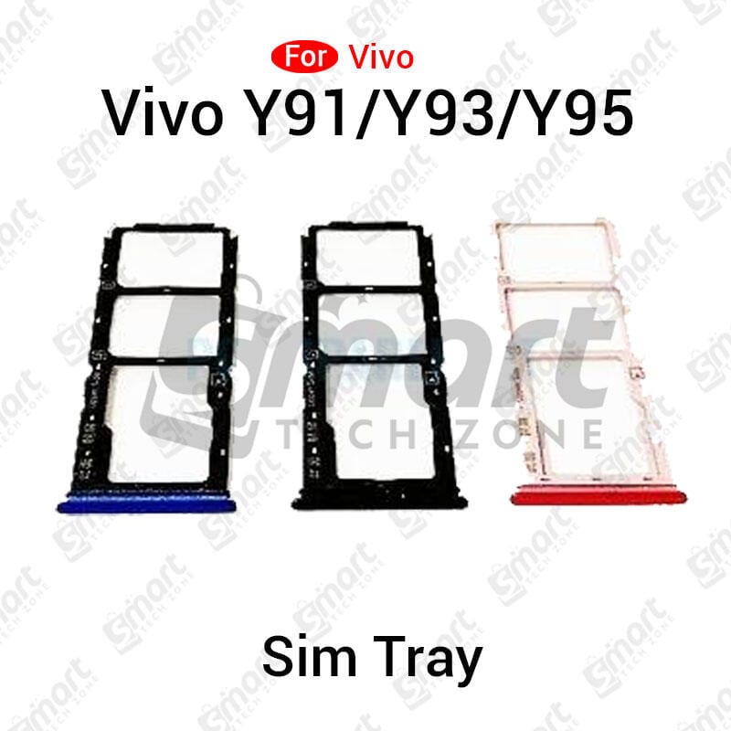 For Vivo Y91 Y93 Y95 Sim Tray Micro SD Card Slot with Sim Ejector Pin Replacement Parts