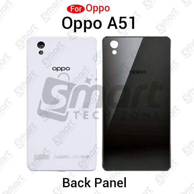 Oppo A51 Back Panel/Backshell/ Casing + Without Camera Lens + Side Buttons With Logo-All Colors Available