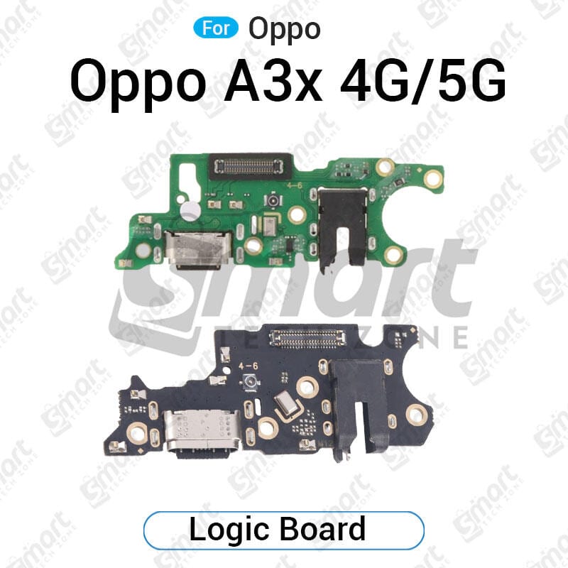 Charging Logic Board For Oppo A3x 4G 5G Charging Port USB Plug PCB Dock Connector Spare parts