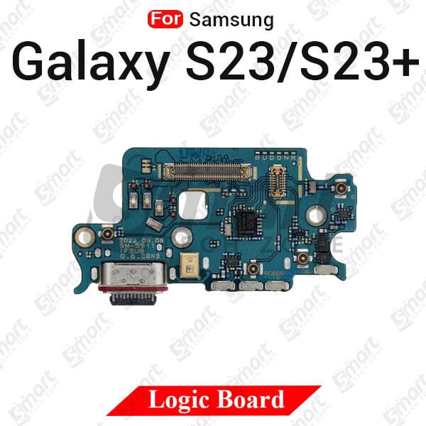 Charging Logic Board For Samsung Galaxy S23 S23 Plus Charging Port USB Plug PCB Dock Connector Spare parts