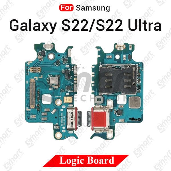 Charging Logic Board For Samsung Galaxy S22 S22 Ultra Charging Port USB Plug PCB Dock Connector Spare parts