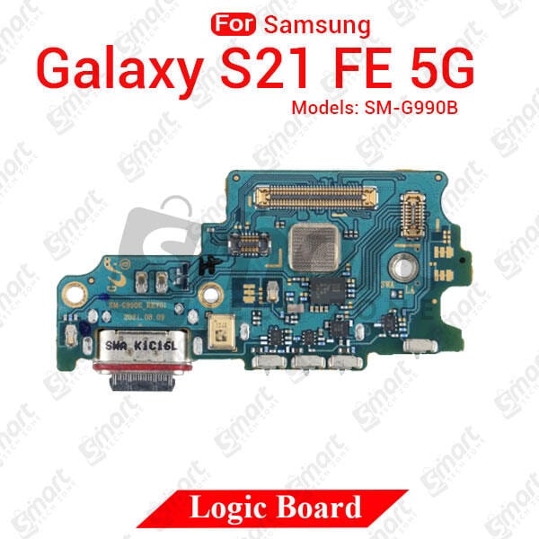 Charging Logic Board For Samsung Galaxy S21 FE Charging Port USB Plug PCB Dock Connector Spare parts