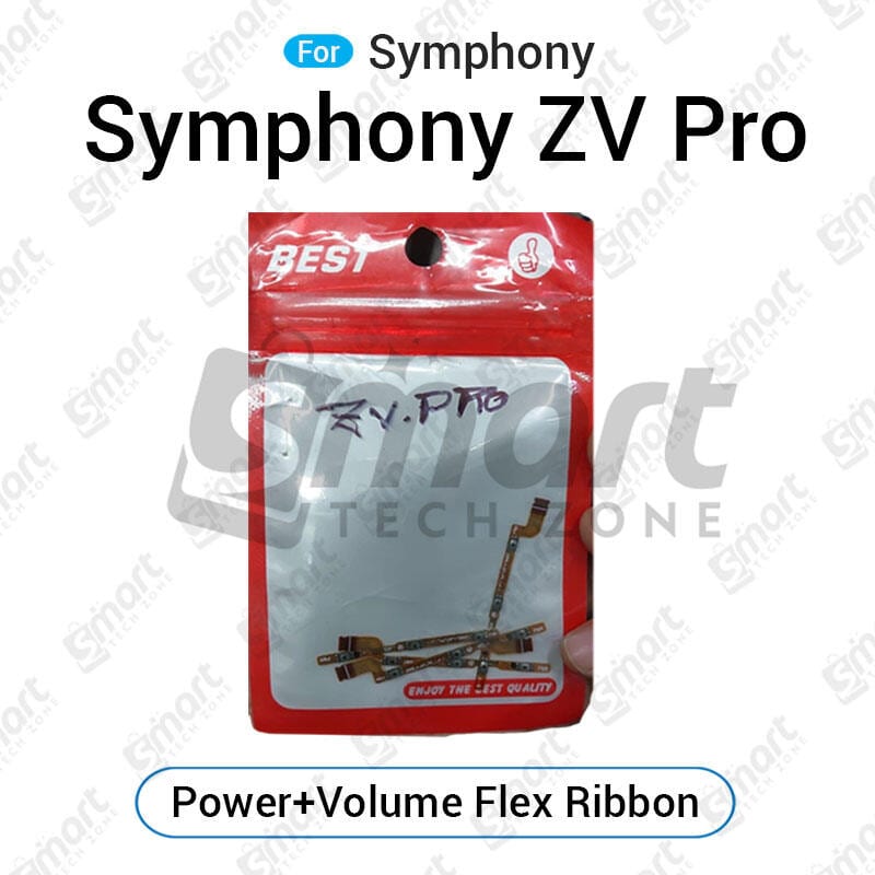 Symphony ZV Pro Power on / off Switch Button Side Volume Up Down Buttons Flex Cable Replacement Parts