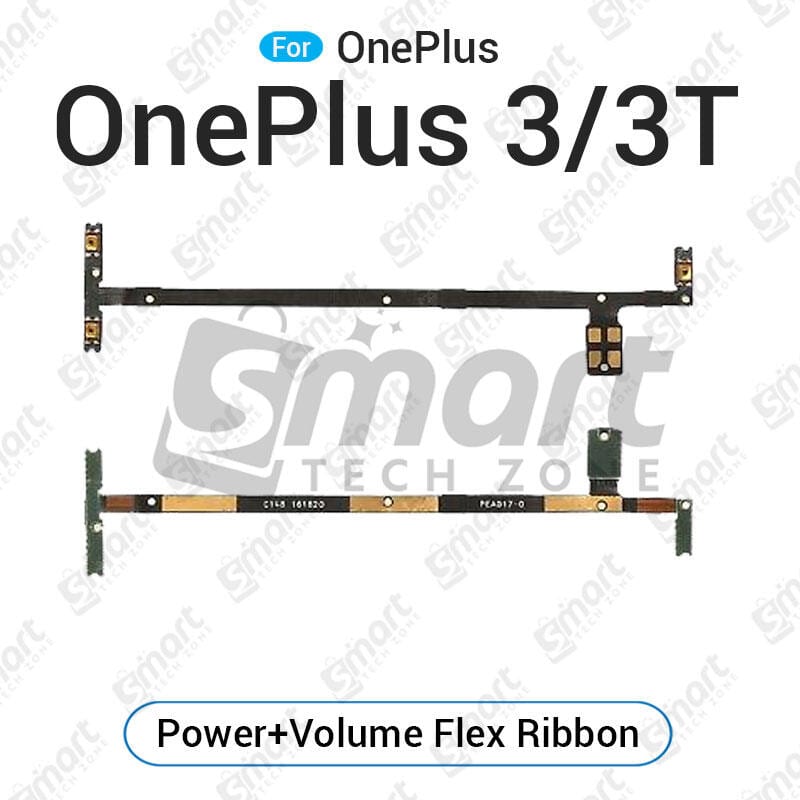 OnePlus 3 3T Power on / off Switch Button Side Volume Up Down Buttons Flex Cable Replacement Parts