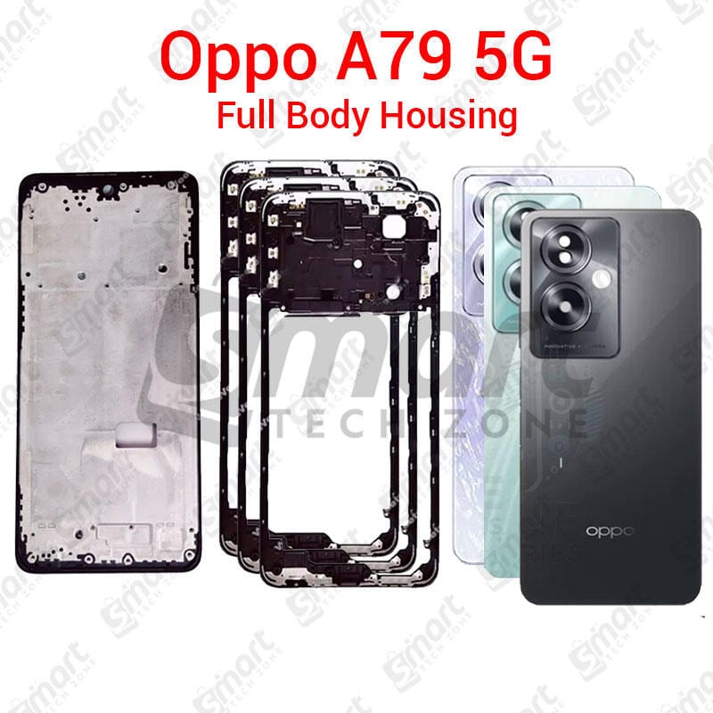For Oppo A79 5G Full Body Housing With Camera Glass (LCD Frame, Side/Middle Frame, Back Panel/Backshell)