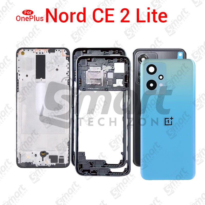 For OnePlus Nord CE 2 Lite Full Body Housing With Camera Glass (LCD Frame, Side/Middle Frame, Back Panel/Backshell)