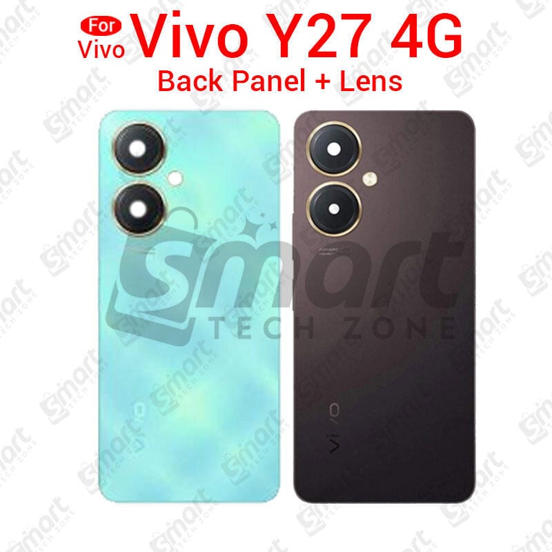 For Vivo Y27 4G Back Panel/ Backshell/ Camera Lens Casing Logo-All Colors Available