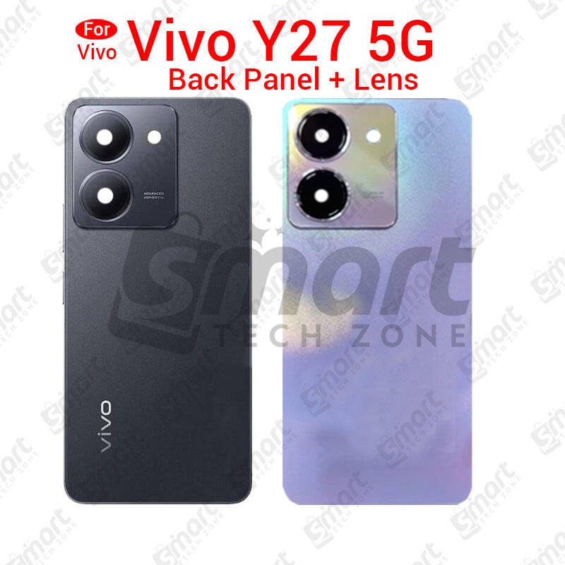 For Vivo Y27 5G Back Panel/ Backshell/ Camera Lens Casing Logo-All Colors Available