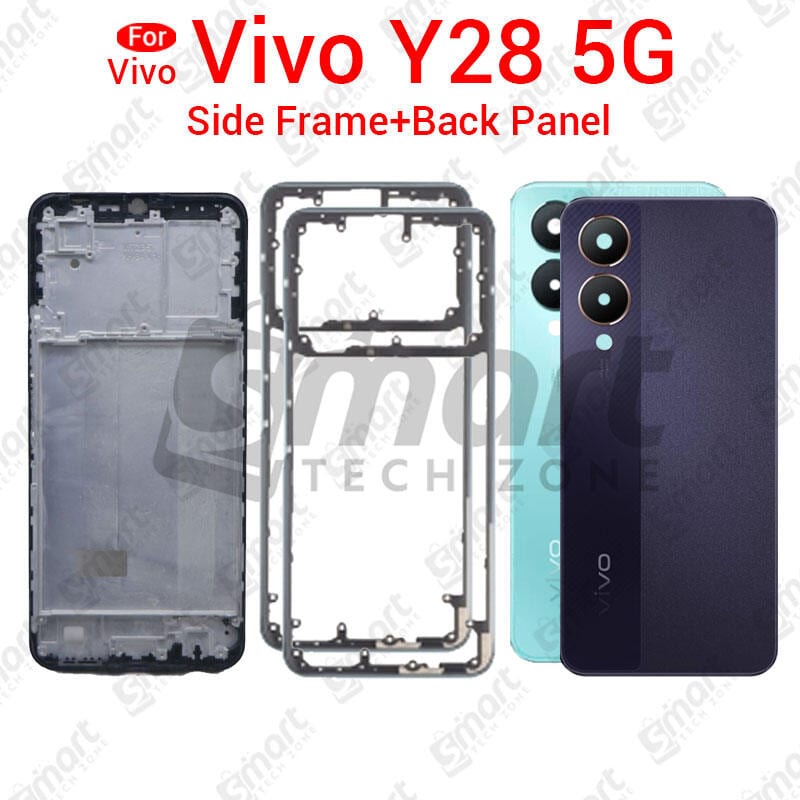 For Vivo Y28 5G Full Body Housing With Camera Glass (LCD Frame, Side/Middle Frame, Back Panel/Backshell)