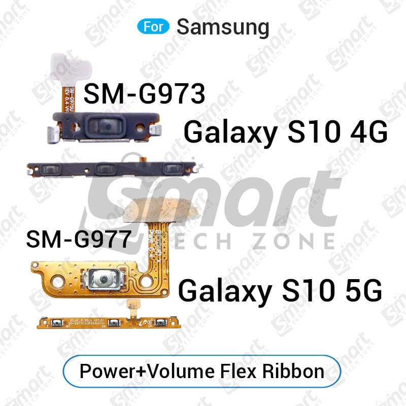 Samsung Galaxy S10 4G 5G Power on / off Switch Button Side Volume Up Down Buttons Flex Cable Replacement Parts
