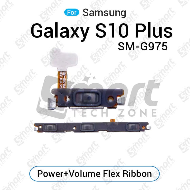 Samsung Galaxy S10 Plus Power on / off Switch Button Side Volume Up Down Buttons Flex Cable Replacement Parts