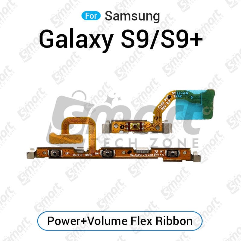 Samsung Galaxy S9 S9 Plus Power on / off Switch Button Side Volume Up Down Buttons Flex Cable Replacement Parts