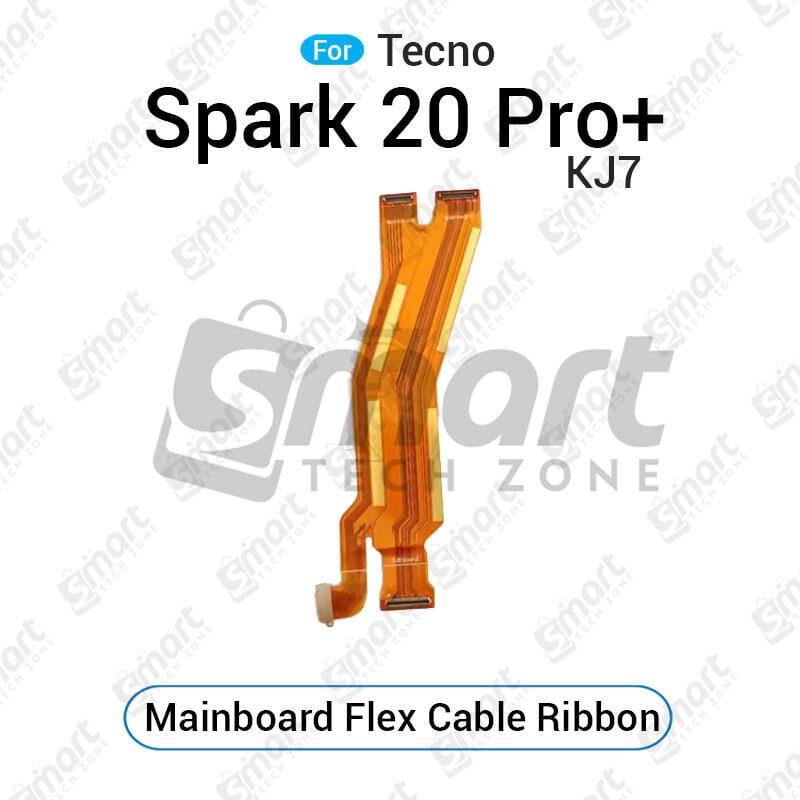 Tecno Spark 20 Pro / 20 Pro+ Motherboard Connector Flex Cable Ribbon | Main Board Flex Ribbon Cable | KJ6 KJ7 | Exact Fit