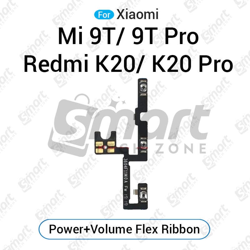Xiaomi Mi 9t 9t Pro Redmi K20 K20 Pro Power on / off Switch Button Side Volume Up Down Buttons Flex Cable Replacement Parts