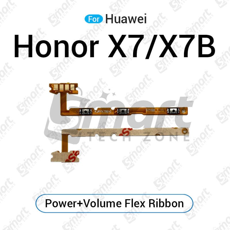 Huawei Honor X7 X7b Power on / off Switch Button Side Volume Up Down Buttons Flex Cable Replacement Parts