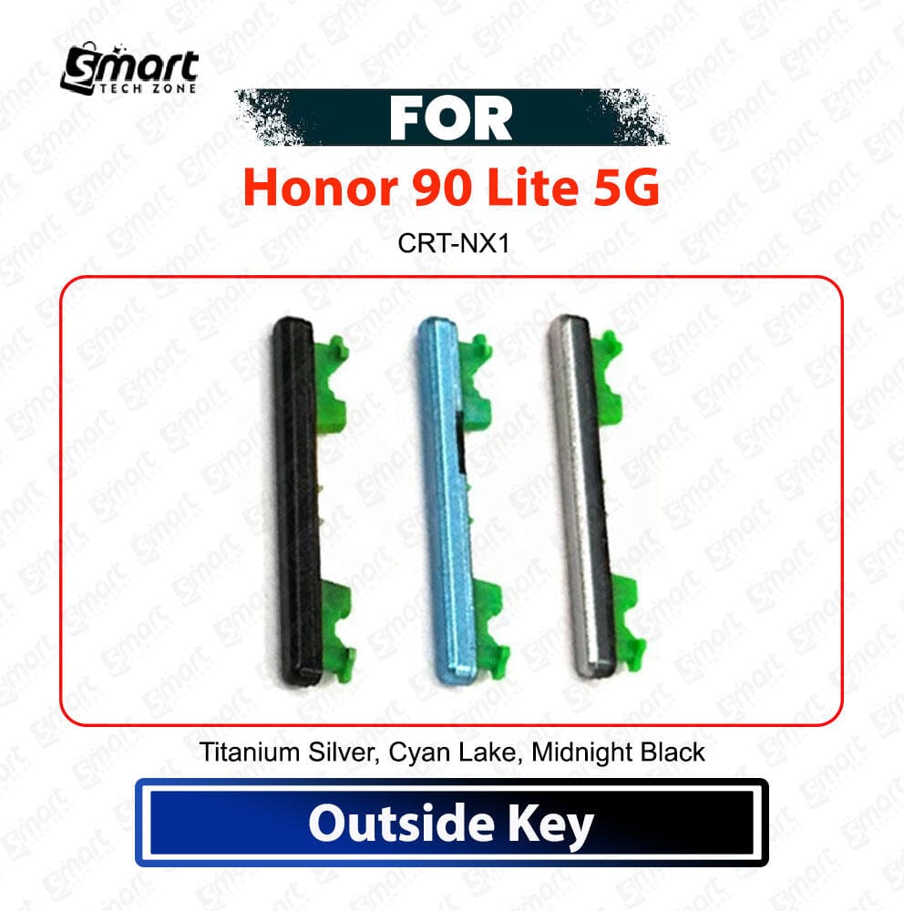 Honor 90 Lite 5G Power On Off Switch Button Volume Up Down Control Keys External Side Buttons Set Replacement Repair Spare Part