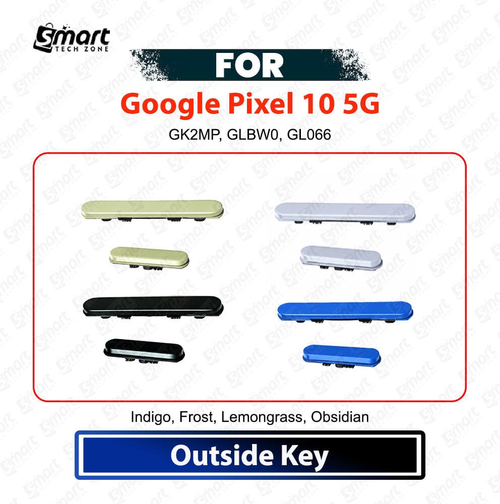Google Pixel 10 5G External Side Buttons Set - Power On Off Switch & Volume Up Down Control Keys Replacement Repair Spare Parts