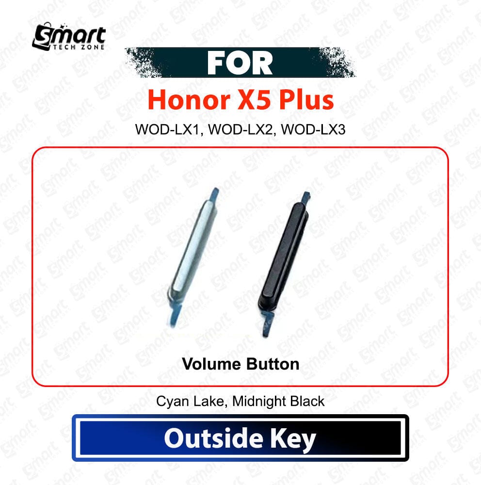 Honor X5 Plus Volume Up Down Control Keys Replacement Repair Spare Part For WOD-LX1, WOD-LX2, WOD-LX3
