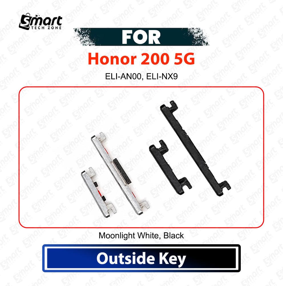Honor 200 5G Power On Off Switch Button Volume Up Down Control Keys External Side Buttons Set Replacement Repair Spare Part