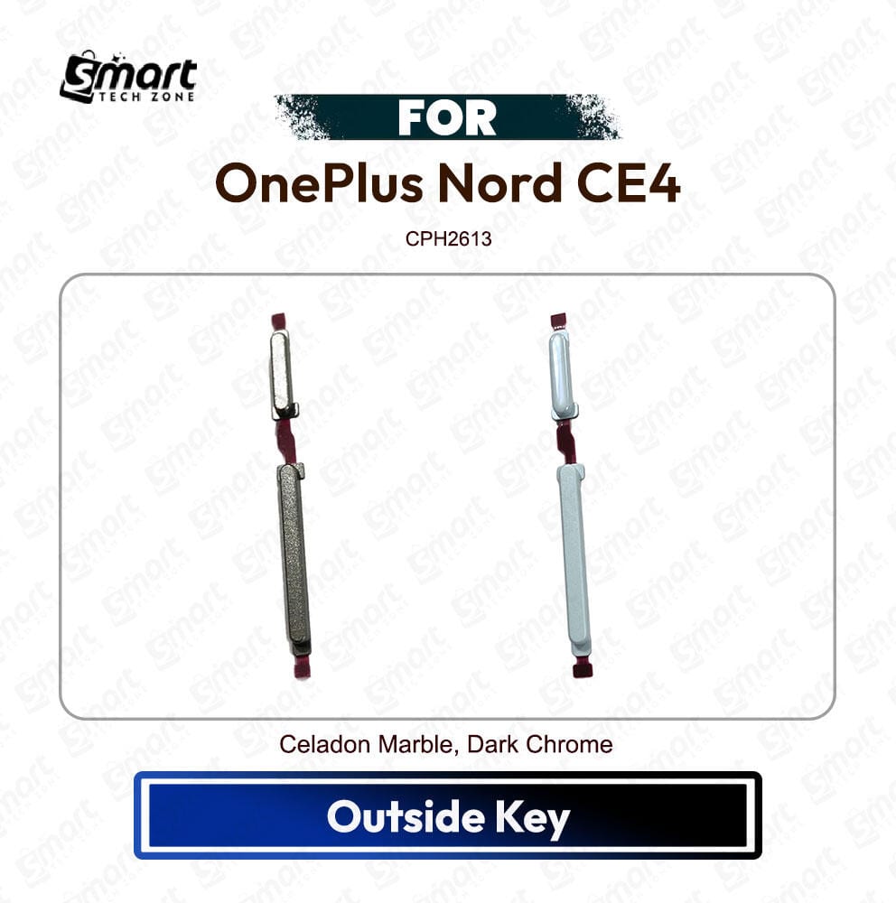 OnePlus Nrd CE4 On Off, Volume Up Down Button Side Key, Outside Key Replacement Repair Spare Part For CPH2613