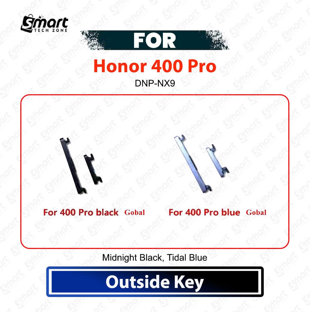 Honor 400 Pro 5G Power On Off Switch Button Volume Up Down Control Keys External Side Buttons Set Replacement Repair Spare Part For DNP-NX9