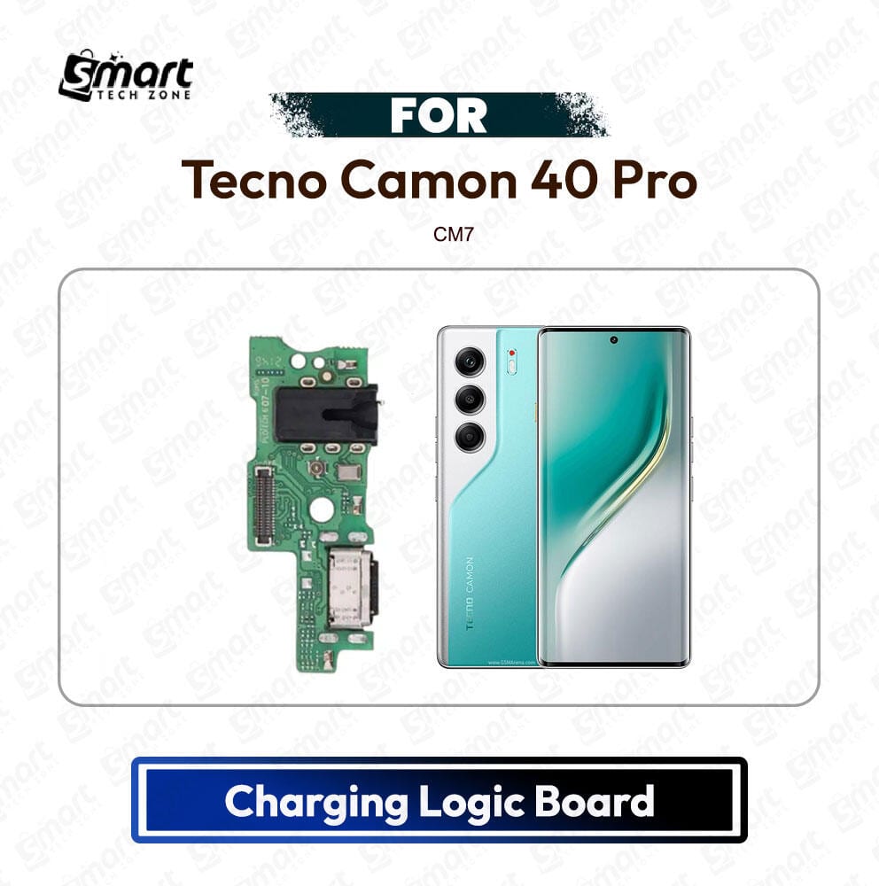 Tecno Camon 40 Pro Charging Port PCB Sub Board USB Plug Dock Connector Logic Board Repair Spare Part (CM7)