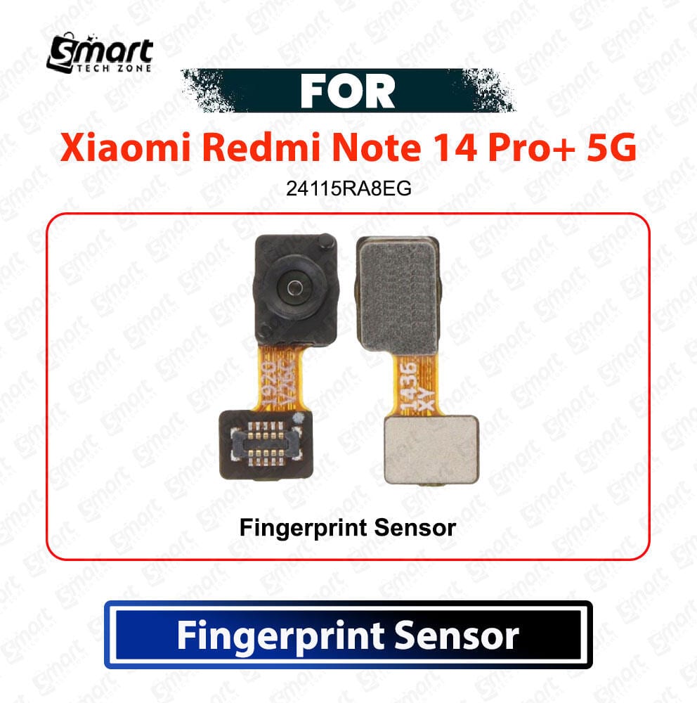 Xiaomi Redmi Note 14 Pro+ 5G Fingerprint Sensor Home Button Flex Cable Replacement Repair Spare Part